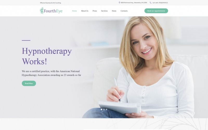 html шаблон hypnotherapy moto cms