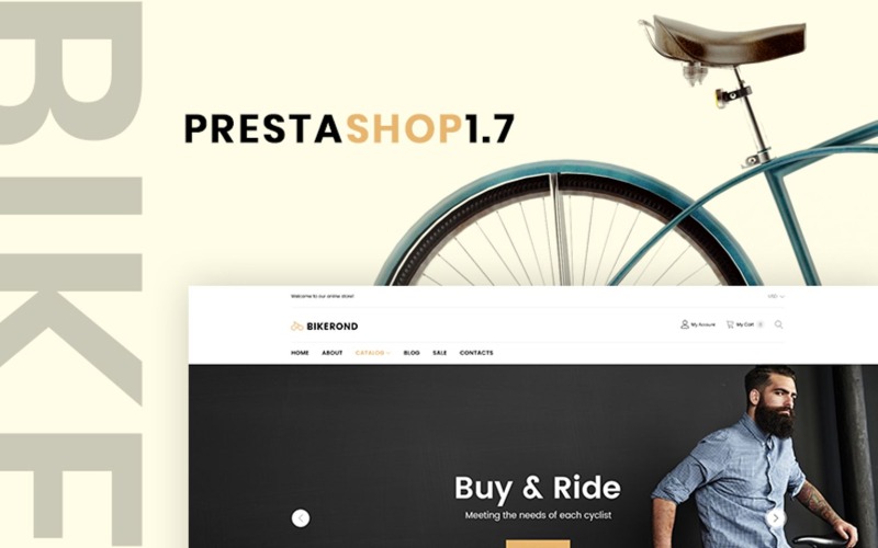 велосипедный магазин prestashop тема
