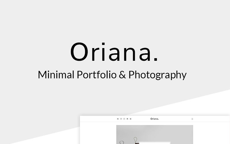 минимальное портфолио и фотография wordpress тема