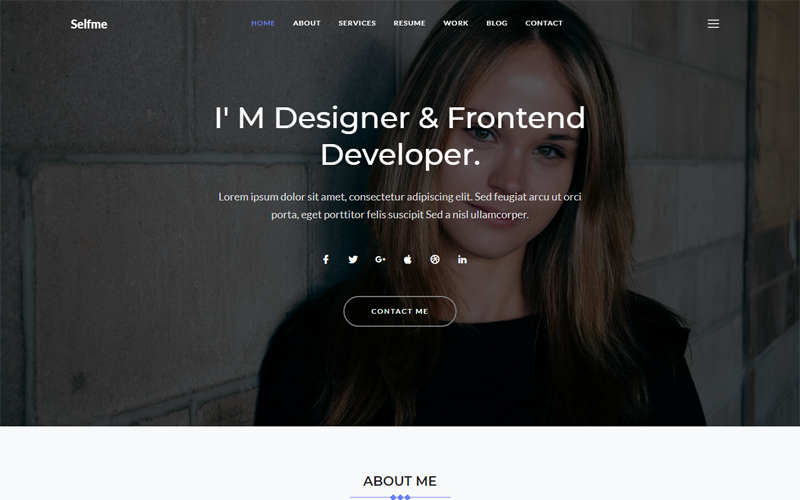 адаптивный шаблон персонального сайта bootstrap 4