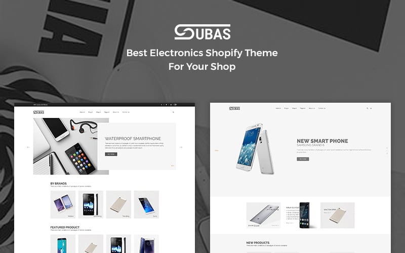 магазин электроники shopify тема