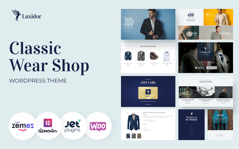 аксессуары и одежда fashion elementor woocommerce theme