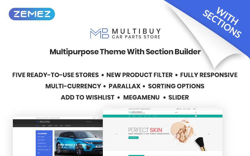 универсальный магазин тема shopify