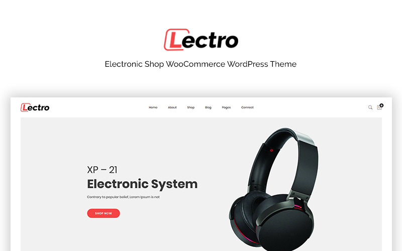 магазин электроники woocommerce тема