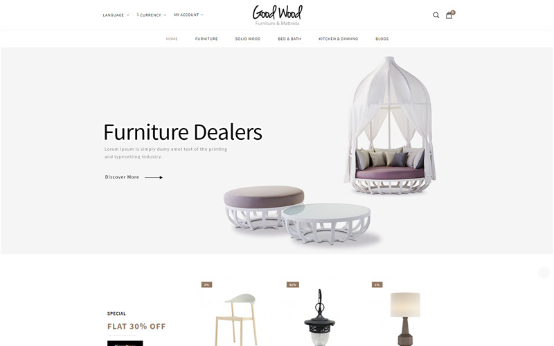 шаблон goodwood opencart