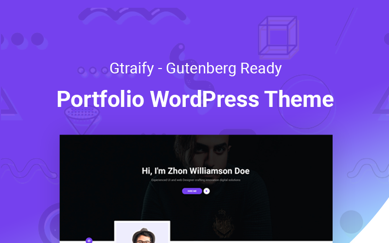 Gutenberg Ready Portfolio WordPress Theme