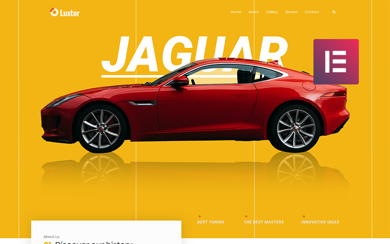 тюнинг автомобилей wordpress elementor theme