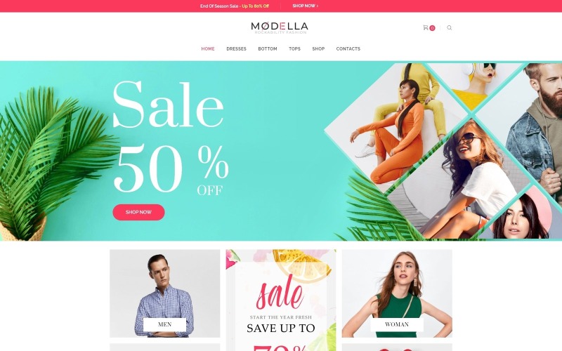модный магазин elementor woocommerce theme