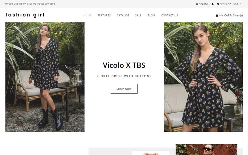 используйте тему shopify
