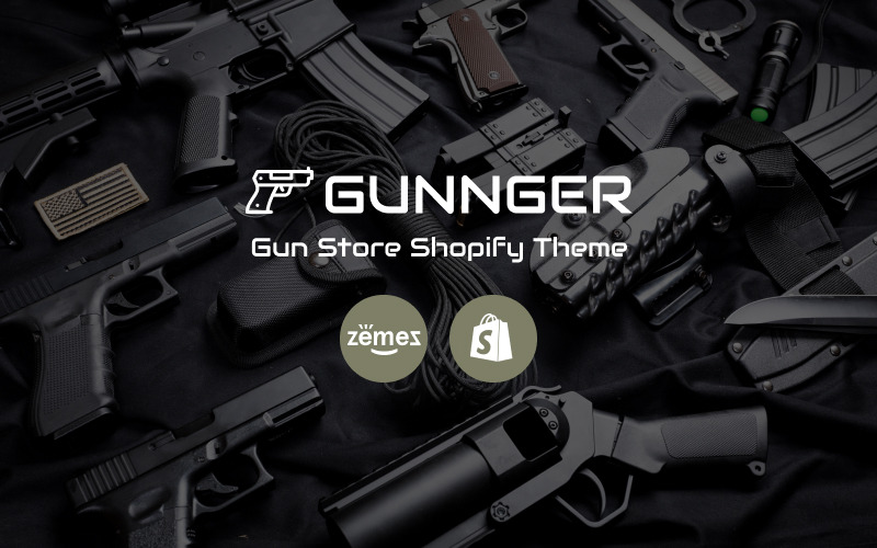 тема gun store shopify