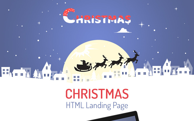 Christmas Landing Page Template