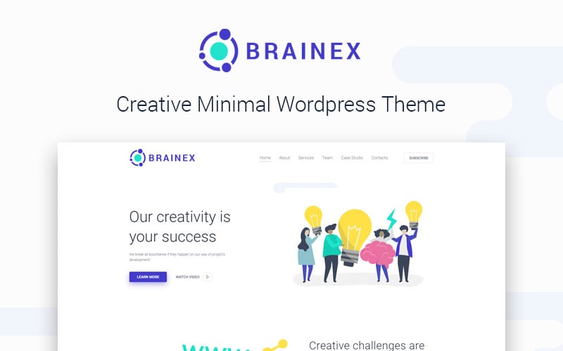 creative studio multipurpose minimal wordpress elementor theme