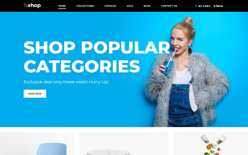 используйте чистую тему shopify