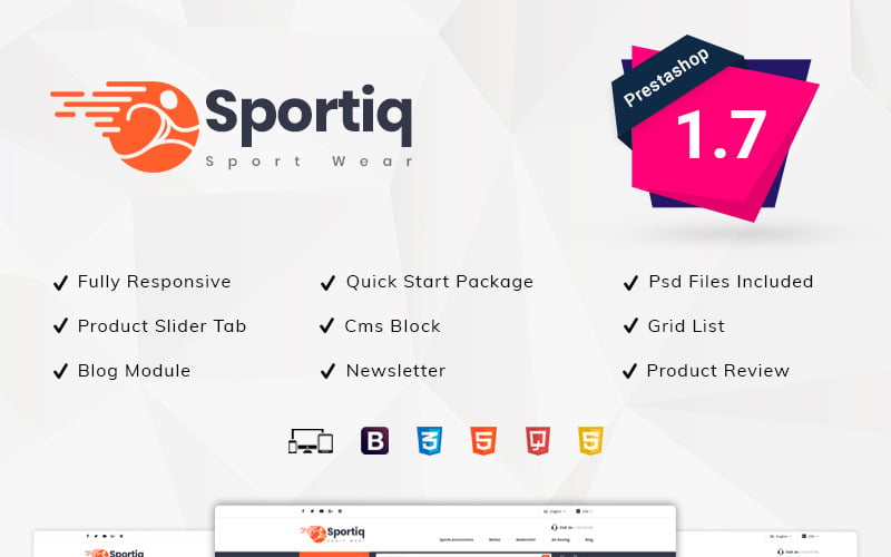 спортивный магазин sportiq тема prestashop