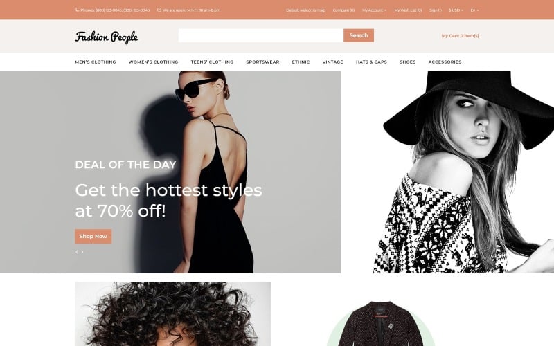 Fashion Store Modern OpenCart Template