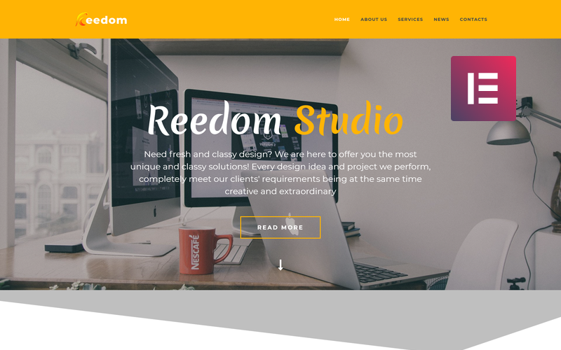 студия веб-дизайна multipurpose minimal wordpress elementor theme