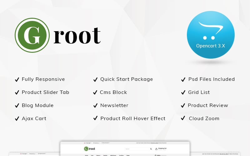 адаптивный шаблон opencart