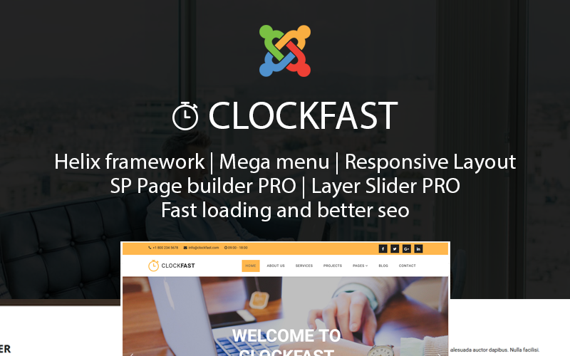 многоцелевой адаптивный шаблон joomla