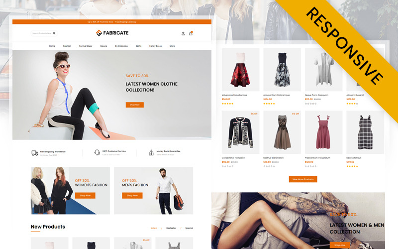 Unique Fashion Store OpenCart Template