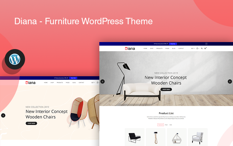 мебель woocommerce тема