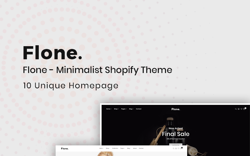 minimalis shopify тема