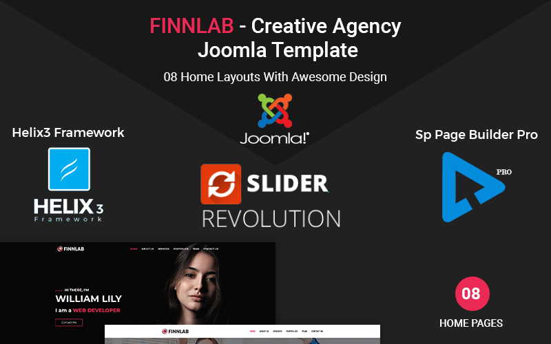 Creative Agency Joomla Template