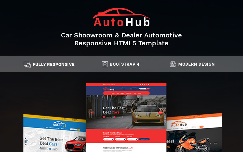 AutoHub Website Template