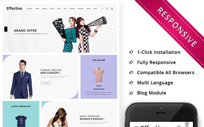 The Fashion Store Responsive OpenCart Template