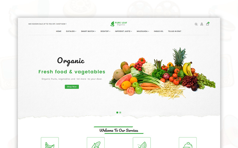 шаблон opencart торгового центра