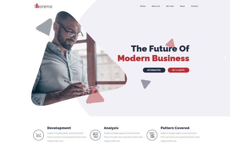 современная бизнес тема wordpress