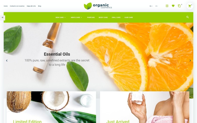 магазин косметических процедур prestashop theme