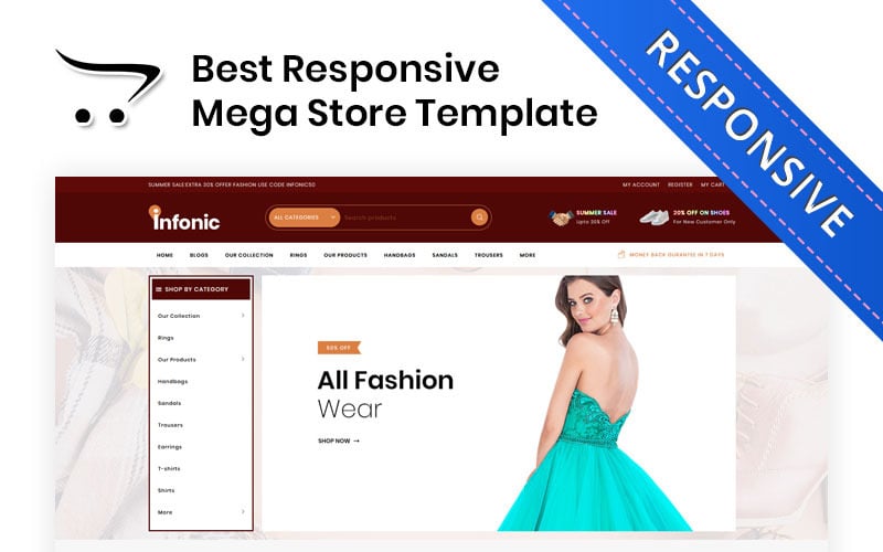 The Fashion Shop OpenCart Template