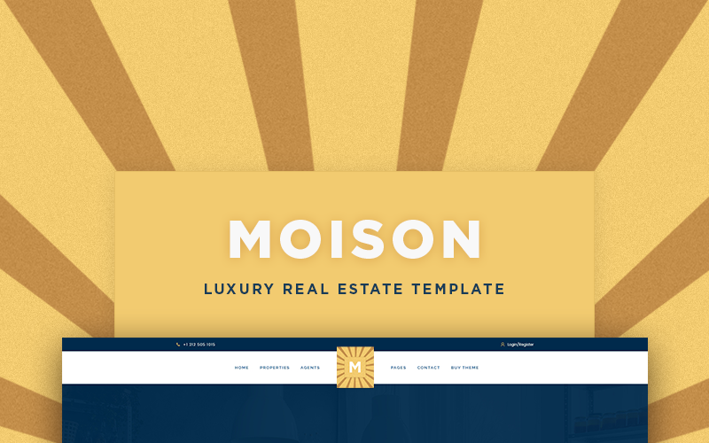 moison real estate luxury wordpress тема