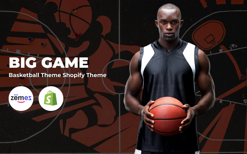 баскетбольная тема shopify