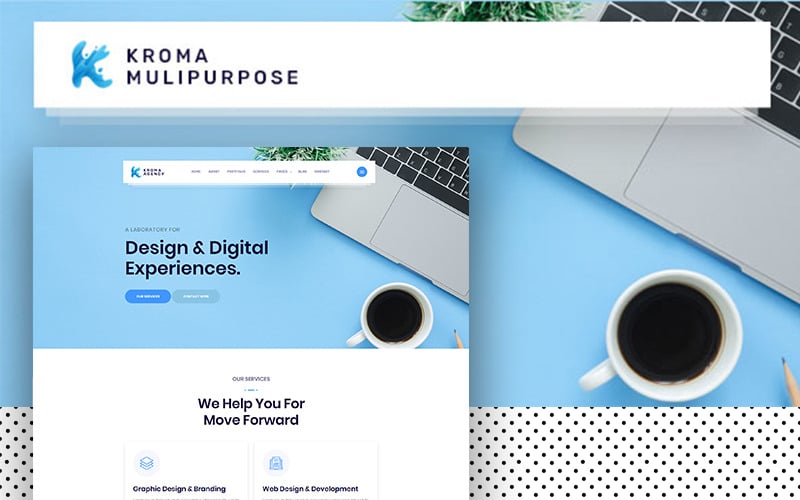 креативный универсальный шаблон сайта bootstrap