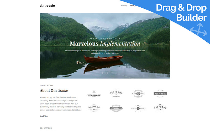 Design Studio Moto CMS 3 Template