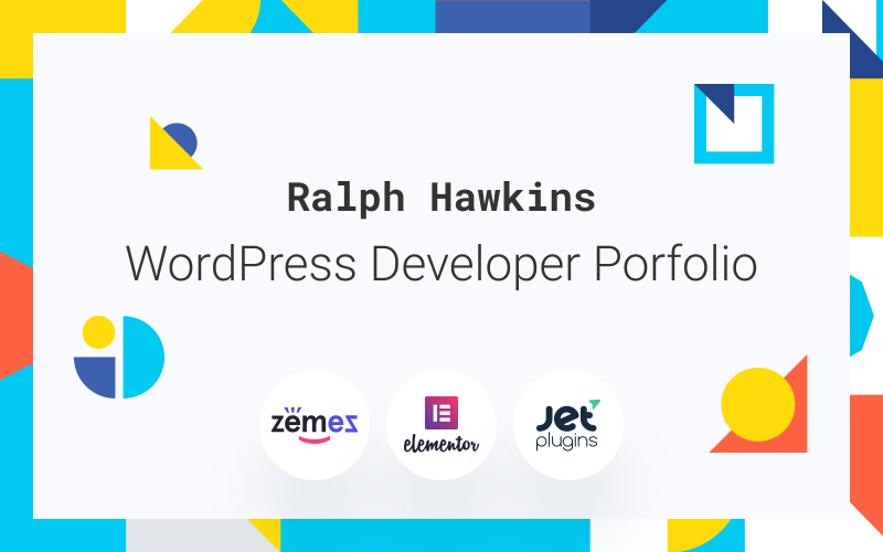 портфолио сайта для разработчиков wordpress тема