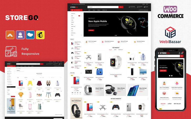 тема многоцелевого электронного магазина woocommerce