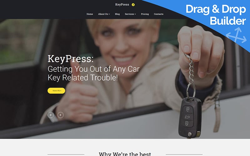 замена ключа автомобиля moto cms 3 шаблон