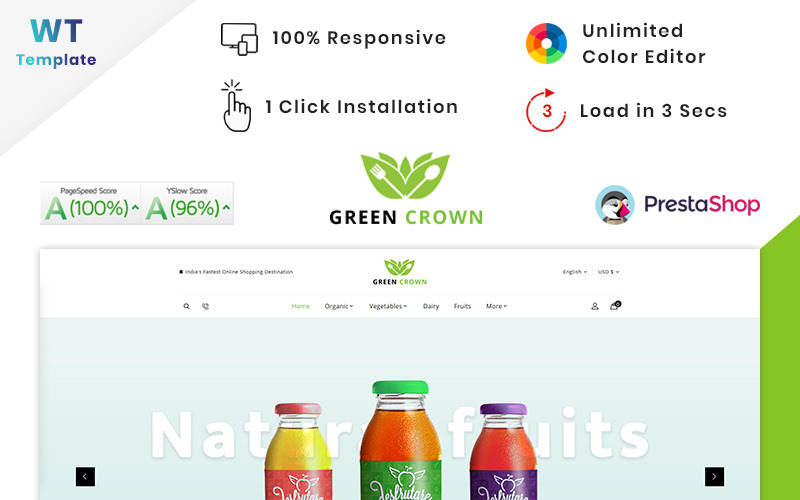 тема продуктового prestashop