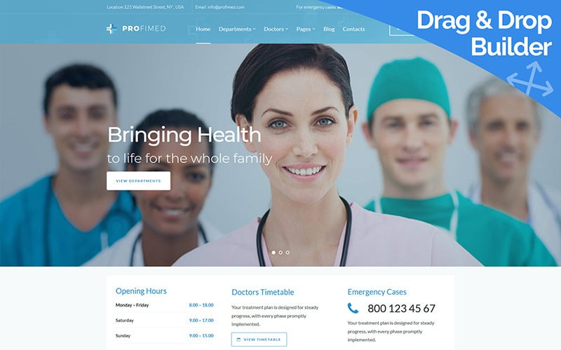 шаблон medical moto cms 3