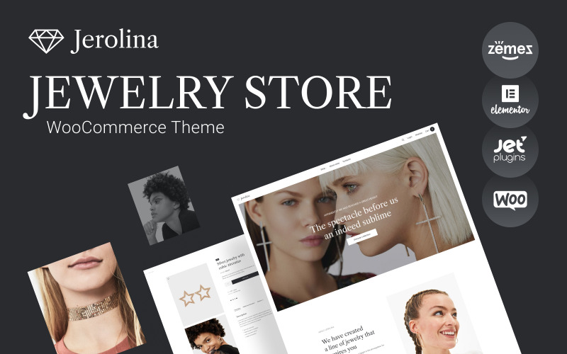 глянцевые ювелирные изделия и часы интернет-магазин woocommerce тема