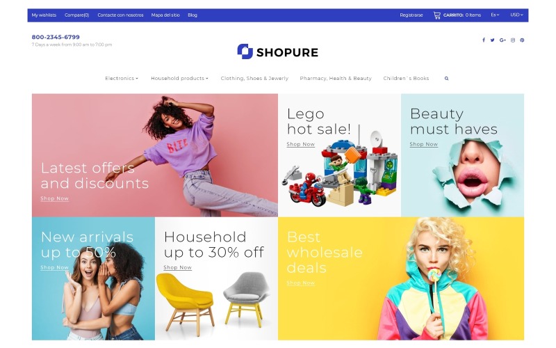 тема оптового магазина prestashop