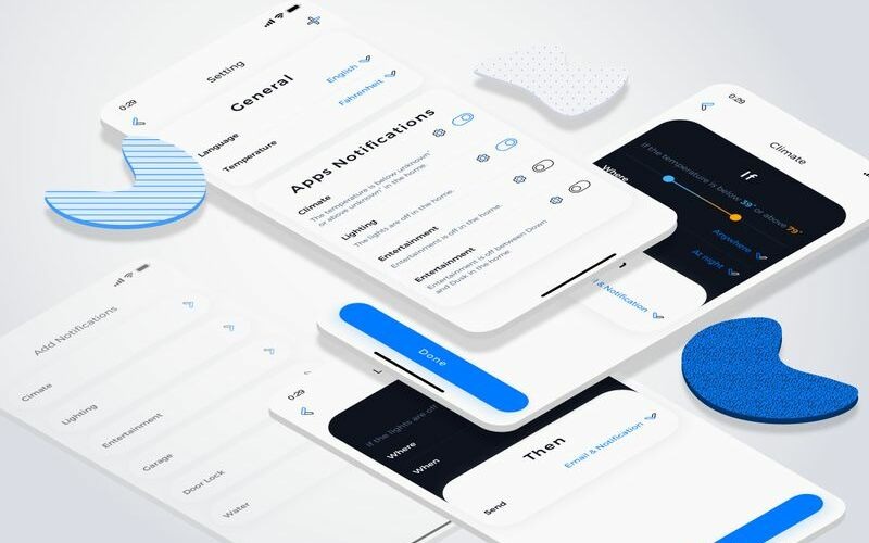 Download Sketch шаблон "Notification Light Sketch Template" / Notification Light Sketch Template - Sketch шаблон на тему графика 