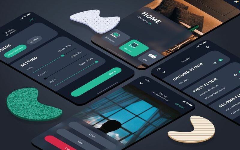 Download Sketch шаблон "Shades Dark Sketch Template" / Shades Dark Sketch Template - Sketch шаблон на тему графика 