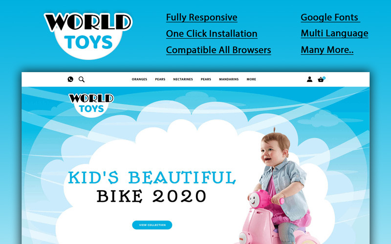 Toy Store OpenCart Template