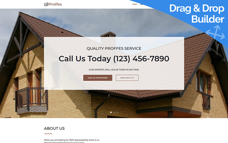 roof services moto cms 3 шаблон