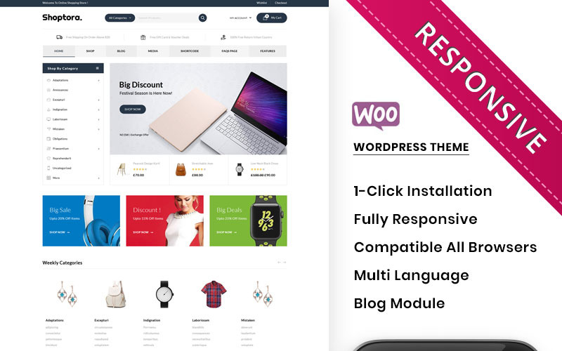 тема мега магазин премиум woocommerce
