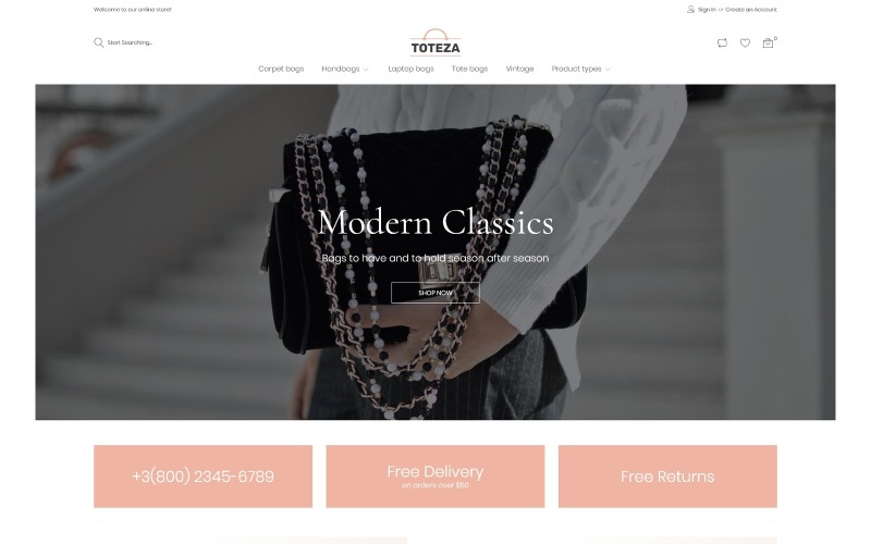 сумки магазин шаблон magento тема