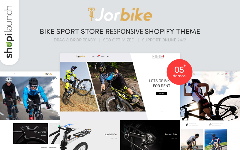 велосипед спорт магазин отзывчивый shopify тема